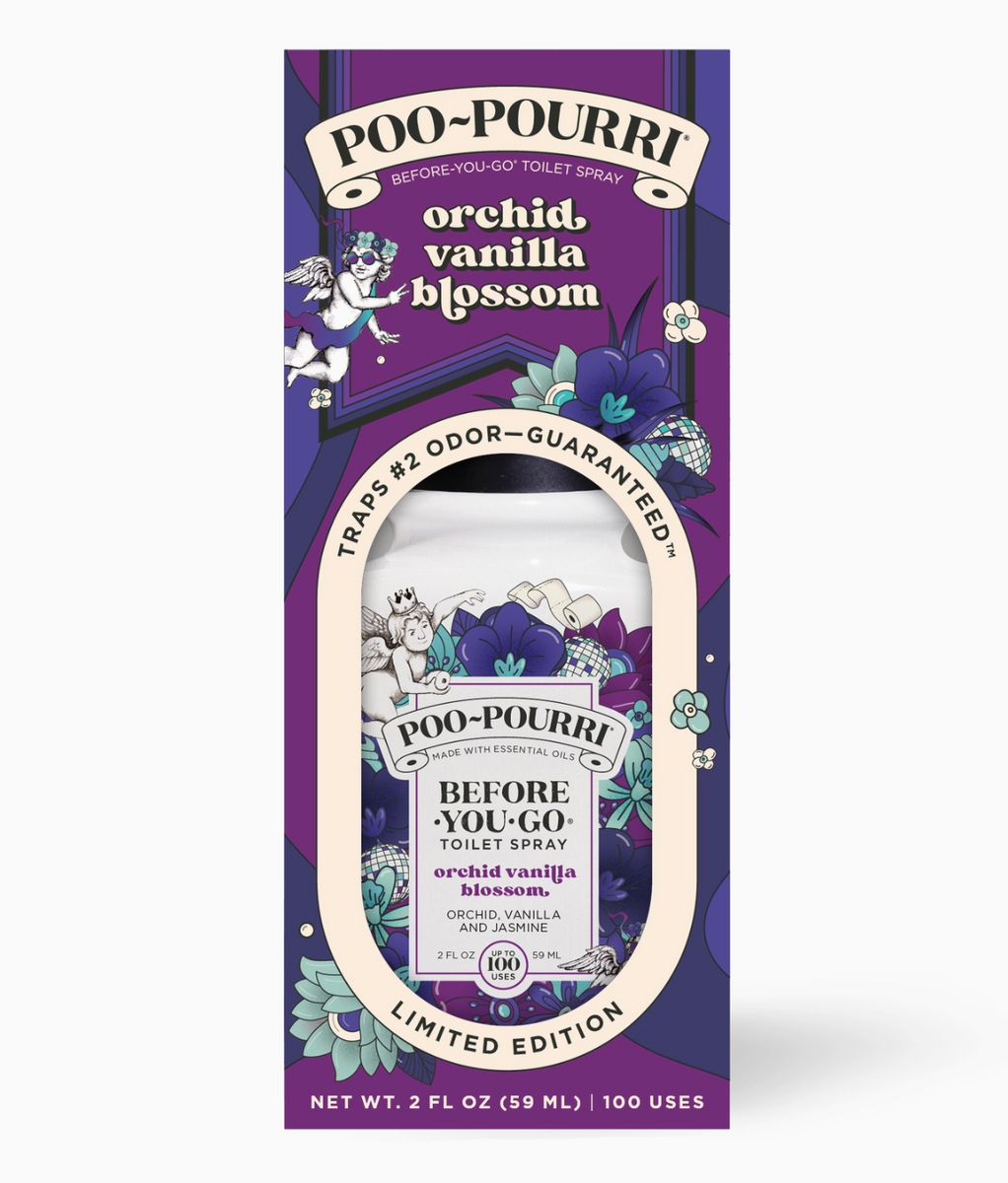 Poo Pourri - Orchid Vanilla Blossom 2oz Bottle - Limited Edition