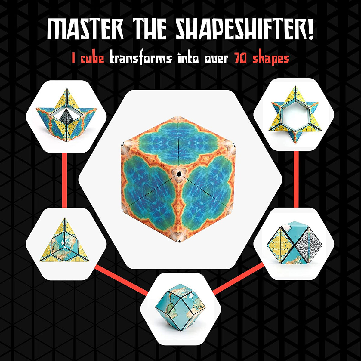 Shashibo Shape Shifting Box - Earth – Jules Enchanting Gifts