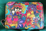 RFID Zipper Wallet - Laurel's Garden - Laurel Burch