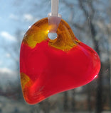 Happy Hearts Upcycled Glass Suncatchers