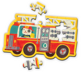 Firetruck Shaped Mini Puzzle