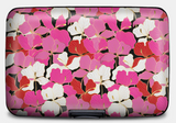 Wallet - Pink Enameled Orchids