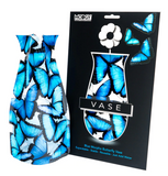 Blue Morpho Butterfly Vase
