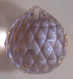 Double Faceted Ball 20mm Rosaline - Crystals - Jules Enchanting Gifts