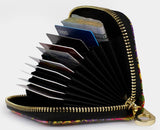 RFID Zipper Wallet - Georgia O'Keeffe Petunias