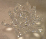 Small Crystal Lotus with 30mm Crystal Ball