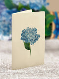 Mini Nantucket Hydrangeas Pop-up Greeting Card