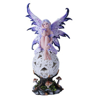 Fairy Seated on LED Ball