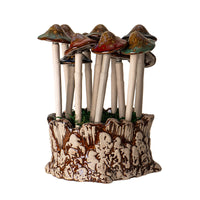 Ceramic Mushroom Garden Picks
