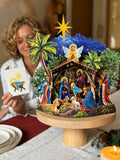 Starlit Nativity Pop-up Greeting Card