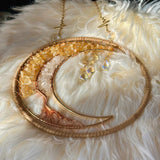 Tree of Wealth Citrine Suncatcher – Crystal Window Decor