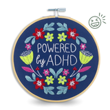 Powered by ADHD Embroidery Kit