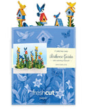 Mini Birdhouse Garden Pop-up Greeting Card
