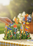 Mini Birdhouse Garden Pop-up Greeting Card