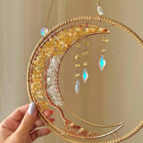 Tree of Wealth Citrine Suncatcher – Crystal Window Decor