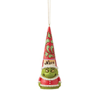 Jim Shore - Naughty/Nice Ornament Grinch Gnome