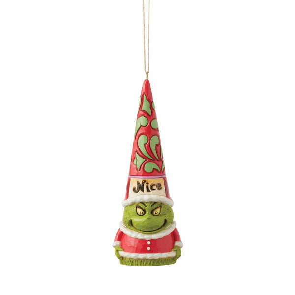 Jim Shore - Naughty/Nice Ornament Grinch Gnome