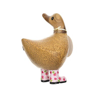 DCUK Floral Boots Duckys
