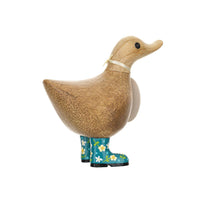 DCUK Floral Boots Duckys