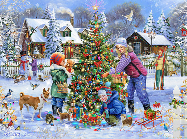 Puzzle - Dressing the Tree 1000 Pieces