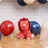Warmies Red Triceratops