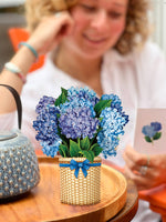Mini Nantucket Hydrangeas Pop-up Greeting Card
