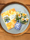 Mini English Daffodils Pop-up Greeting Card