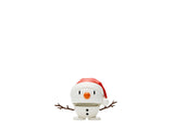 Hoptimist Santa Snowman S White