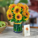 Sunflowers Pop-up Greeting Card