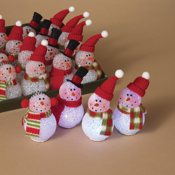 Mini Light Up Snowman