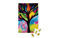 Stained Glass Tree Micro Jigsaw Puzzle