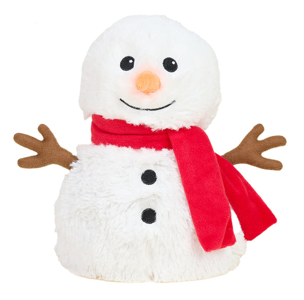 Warmies Snowman Red Scarf - Holiday Limited Edition