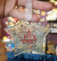 Cocoa Crawl Ornament - Glass Star
