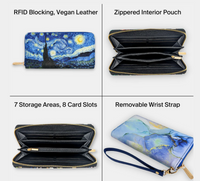 Wallet - Blue Marble Bifold