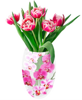 Pink Orchid Suction Cup Vase