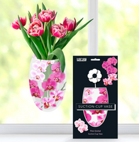 Pink Orchid Suction Cup Vase