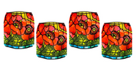 Louis C. Tiffany Poppy Luminaries