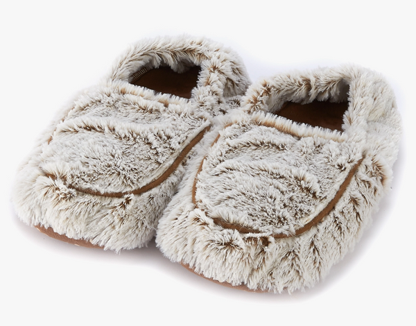 Warmies Marshmallow Slippers - Brown