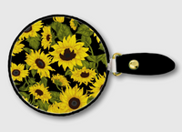 Tape Measure - Sunflower On Black