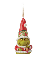Jim Shore - Grinch Gnome Ornament with Ornament