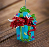 Dragon in Gift Ornament