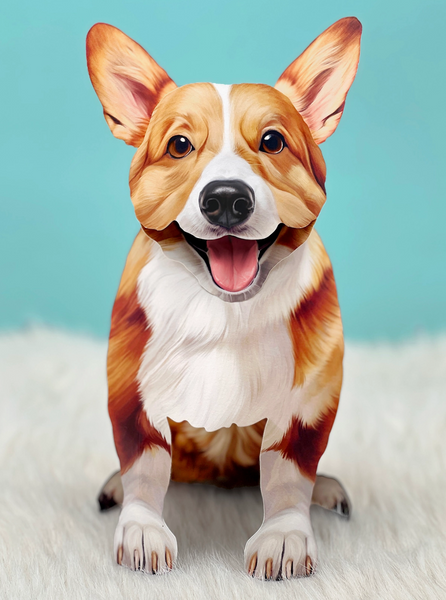 Corgi Pop-up Pets Greeting Card