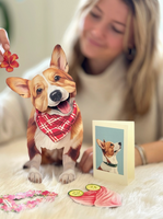 Corgi Pop-up Pets Greeting Card