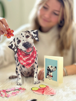 Dalmation Pop-up Pets Greeting Card
