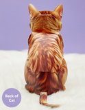 Orange Tabby Pop-up Pets Greeting Card