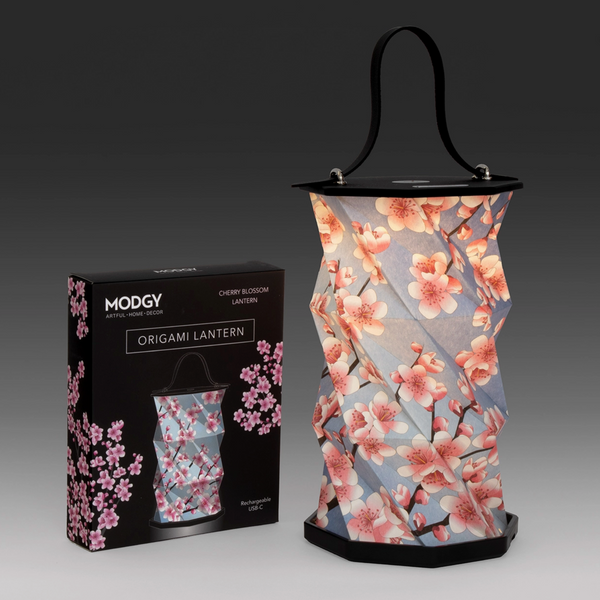 Cherry Blossom Origami Lantern