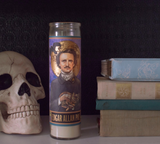 Edgar Allan Poe Secular Saint Candle