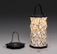 Louis C. Tiffany Magnolia Window Origami Lantern