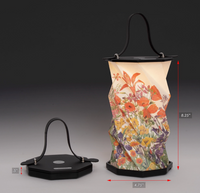 Mary Vaux Walcott Botanical Watercolor Origami Lantern
