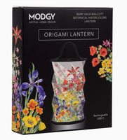 Mary Vaux Walcott Botanical Watercolor Origami Lantern